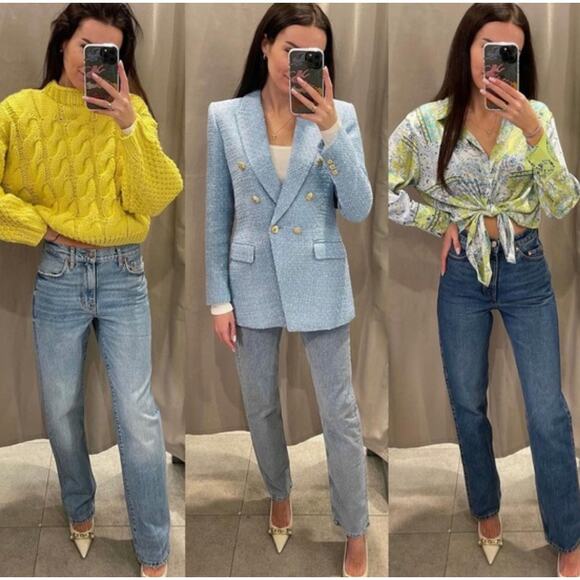 ZARA BLOGGER FAVORITE CABLE KNIT SWEATER - Picture 9 of 16